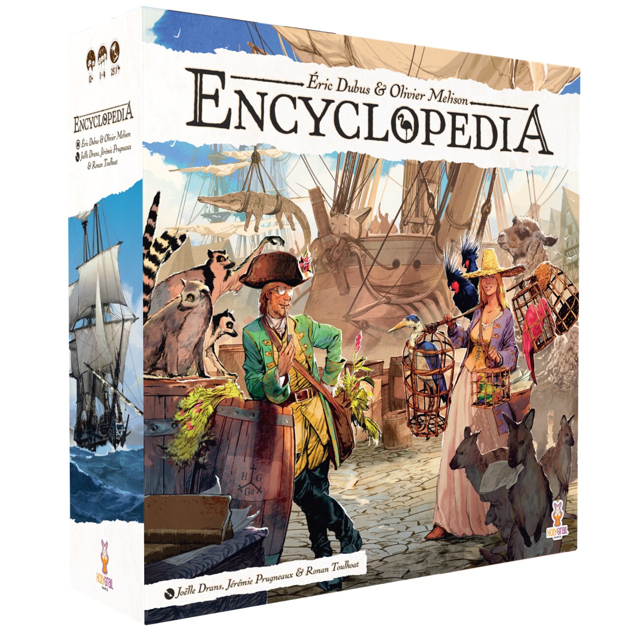 Encyclopedia - Dice Based Worker Placement Board Game, Holy Grail Games, Ages 14+, 1-4 Players